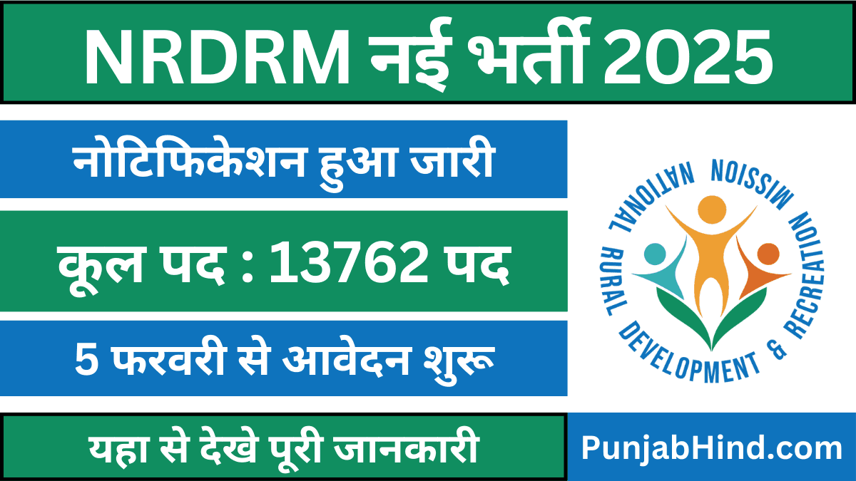 NRDRM Vacancy 2025